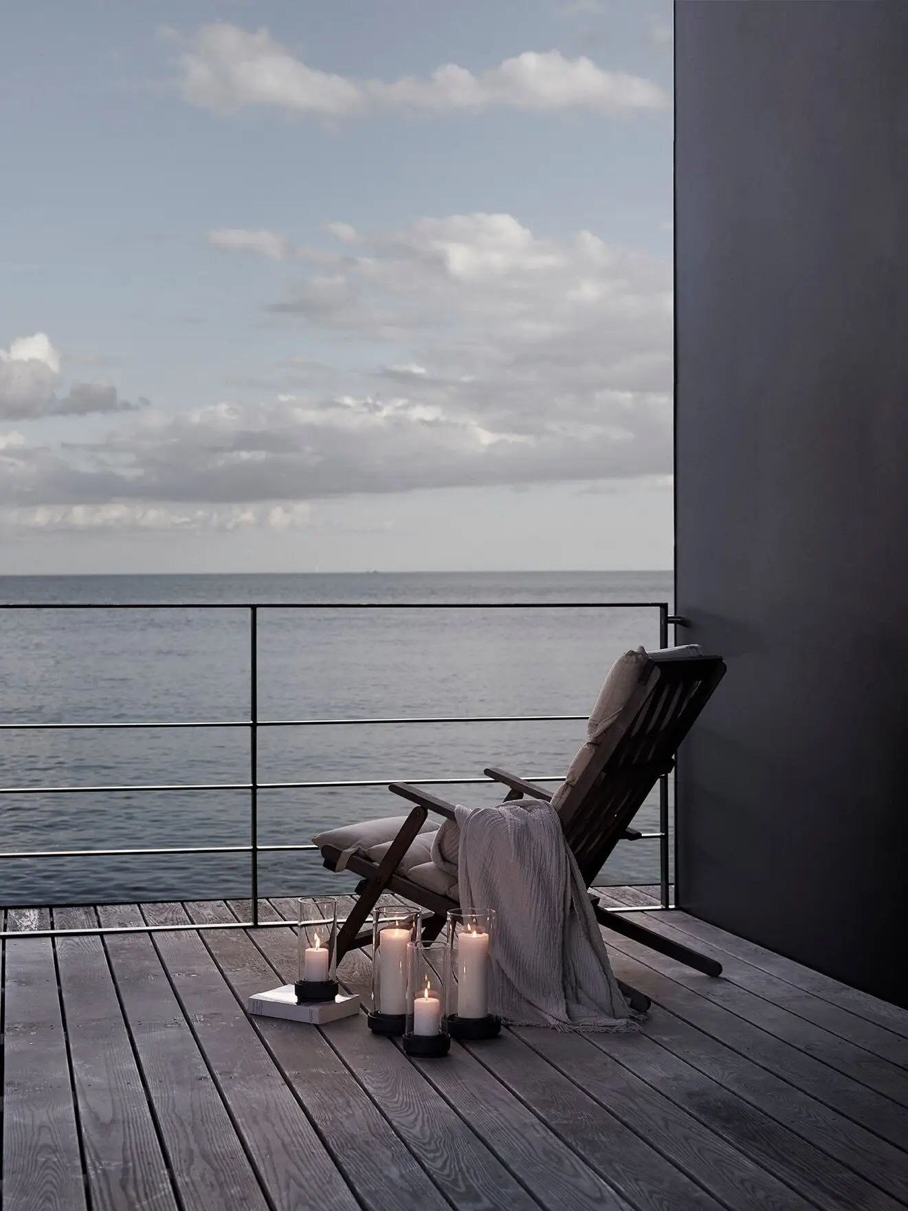 Stelton Hurricane Candle Holder L, Stoneware/Glass 5 Stelton Hurricane Candle Holder L, Stoneware/Glass - Image 3