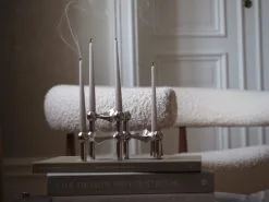 STOFF Nagel Nagel Candlestick 3 Pieces, Chrome 13 STOFF Nagel Nagel Candlestick 3 Pieces, Chrome -Candleholders Sales stoff nagel nagel candlestick 3 pieces 2