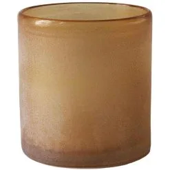 Tell Me More Frost Candle Holder S, Amber
