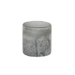 Tell Me More Frost Candleholder S, Grey