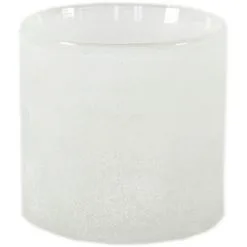 Tell Me More Frost Candleholder S, White