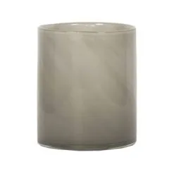 Tell Me More Lyric Candle Holder M, Warm Grey