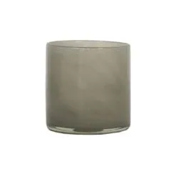 Tell Me More Lyric Candle Holder S, Warm Grey