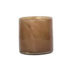 Tell Me More Lyric Candle Holder S, Brown